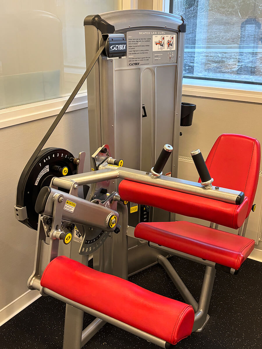 Voorbeeld van een isokinetische dynamometer (Cybex)