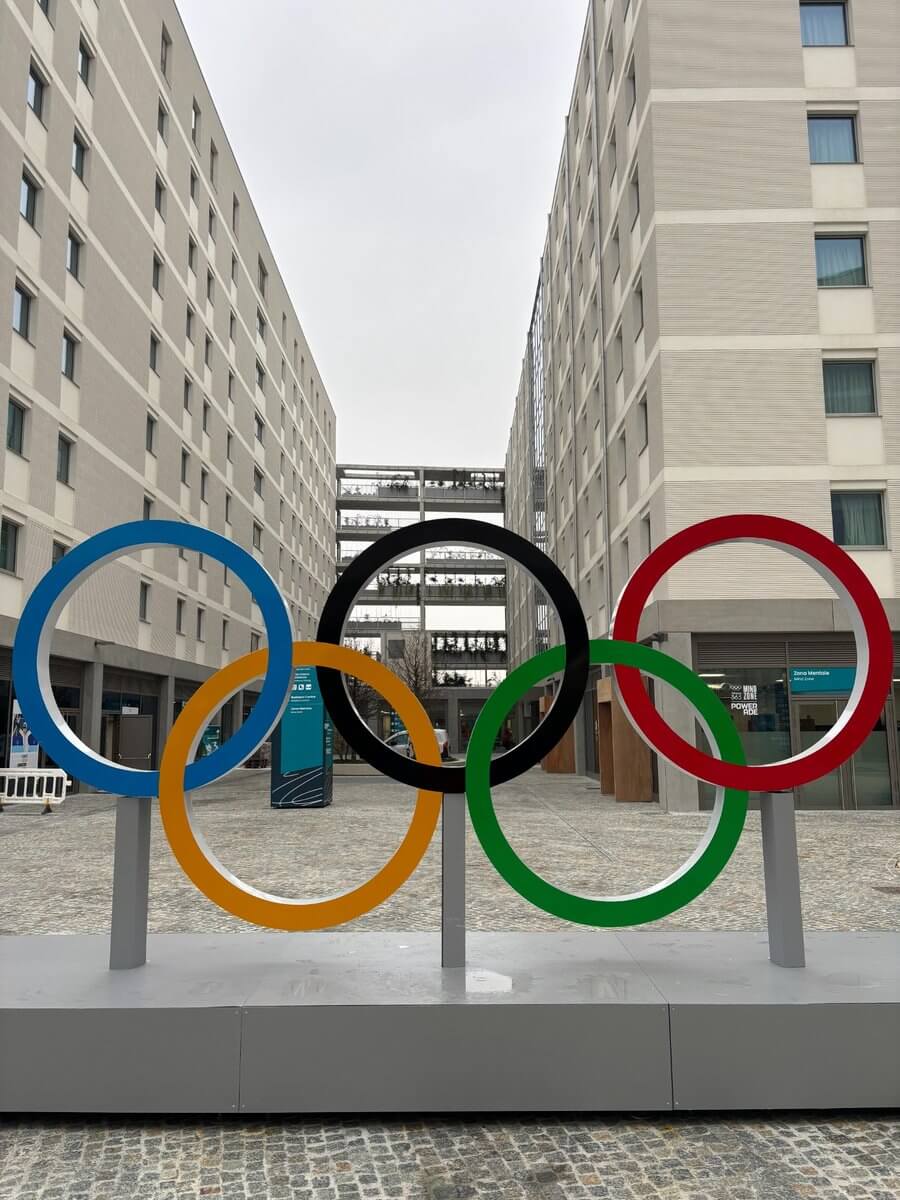 Olympische ringen Milaan