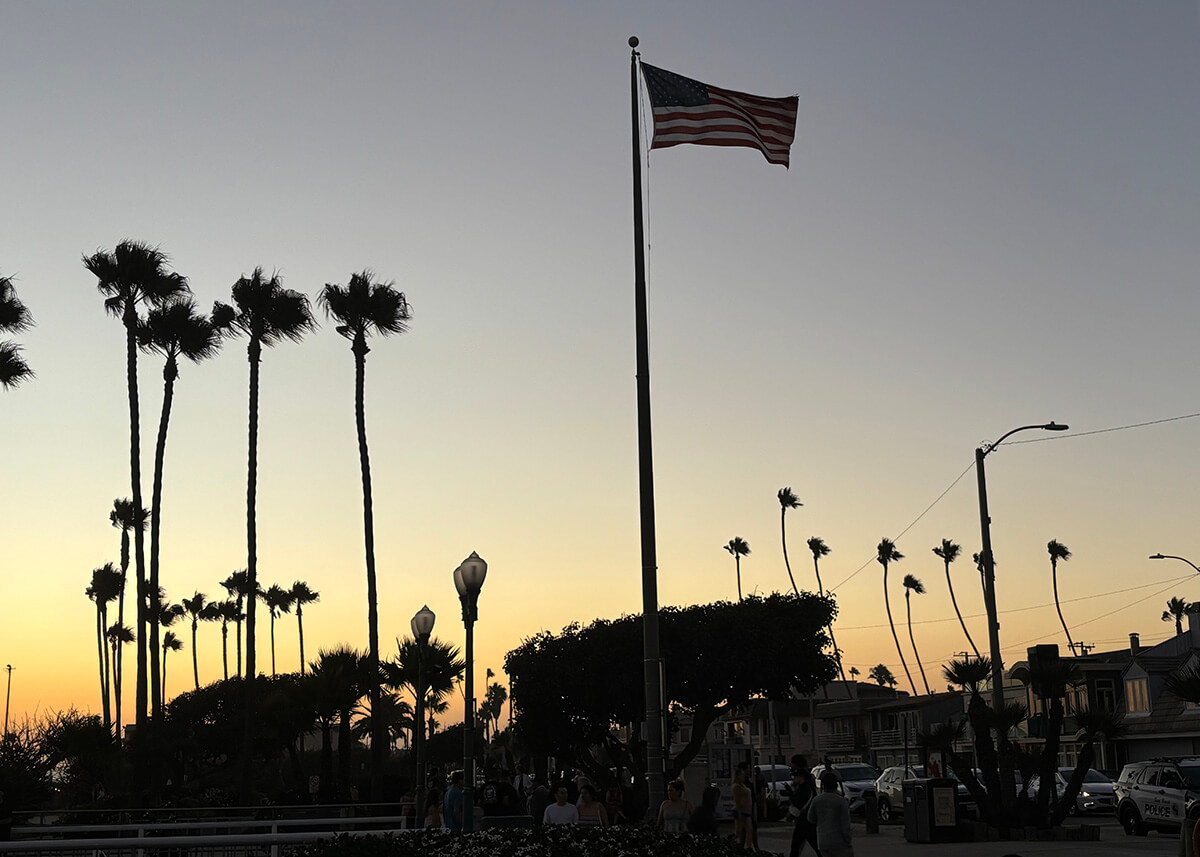 Zonsondergang Seal Beach